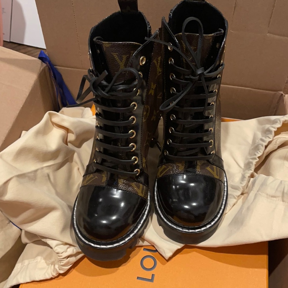 Brand new Louis Vuitton Booties! Hottest in season 3 years in a row!